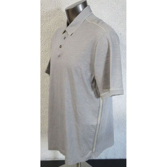Mens Tommy Bahama Short Sleeve Polo‎ Shirt Island Modern XL Pima Cotton TD22006 - Picture 3 of 7